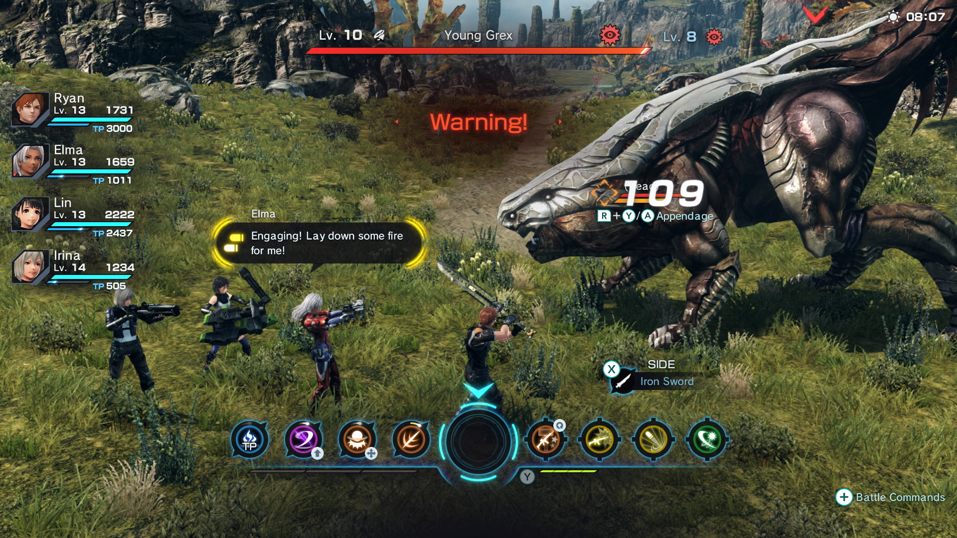 Combat in Xenoblade Chronicles X: Definitive Edition