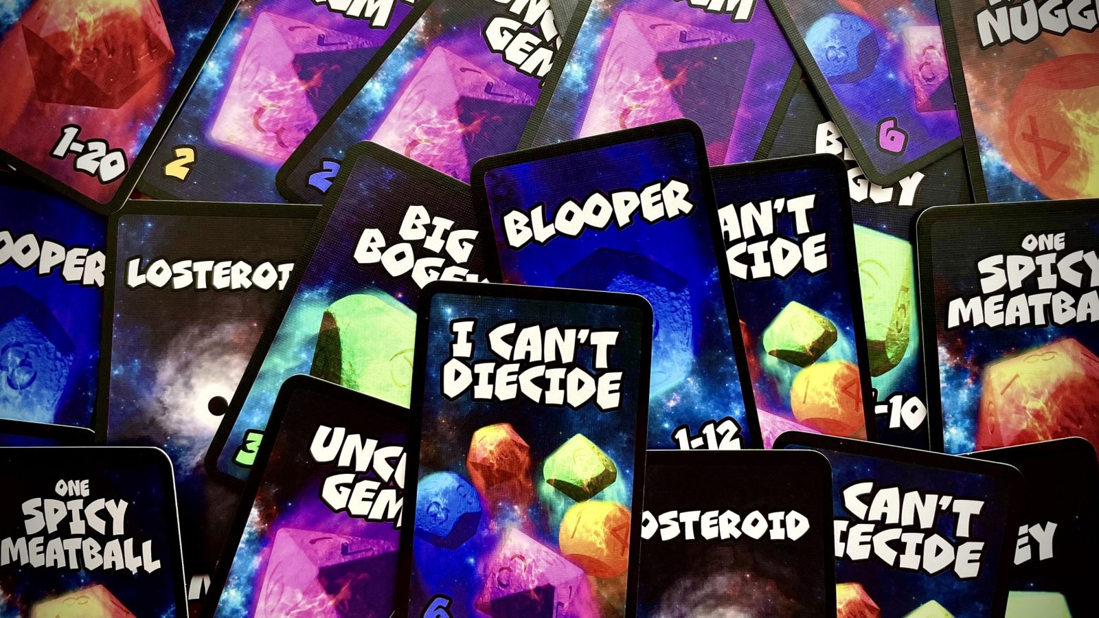 Asteroid Dice Cards