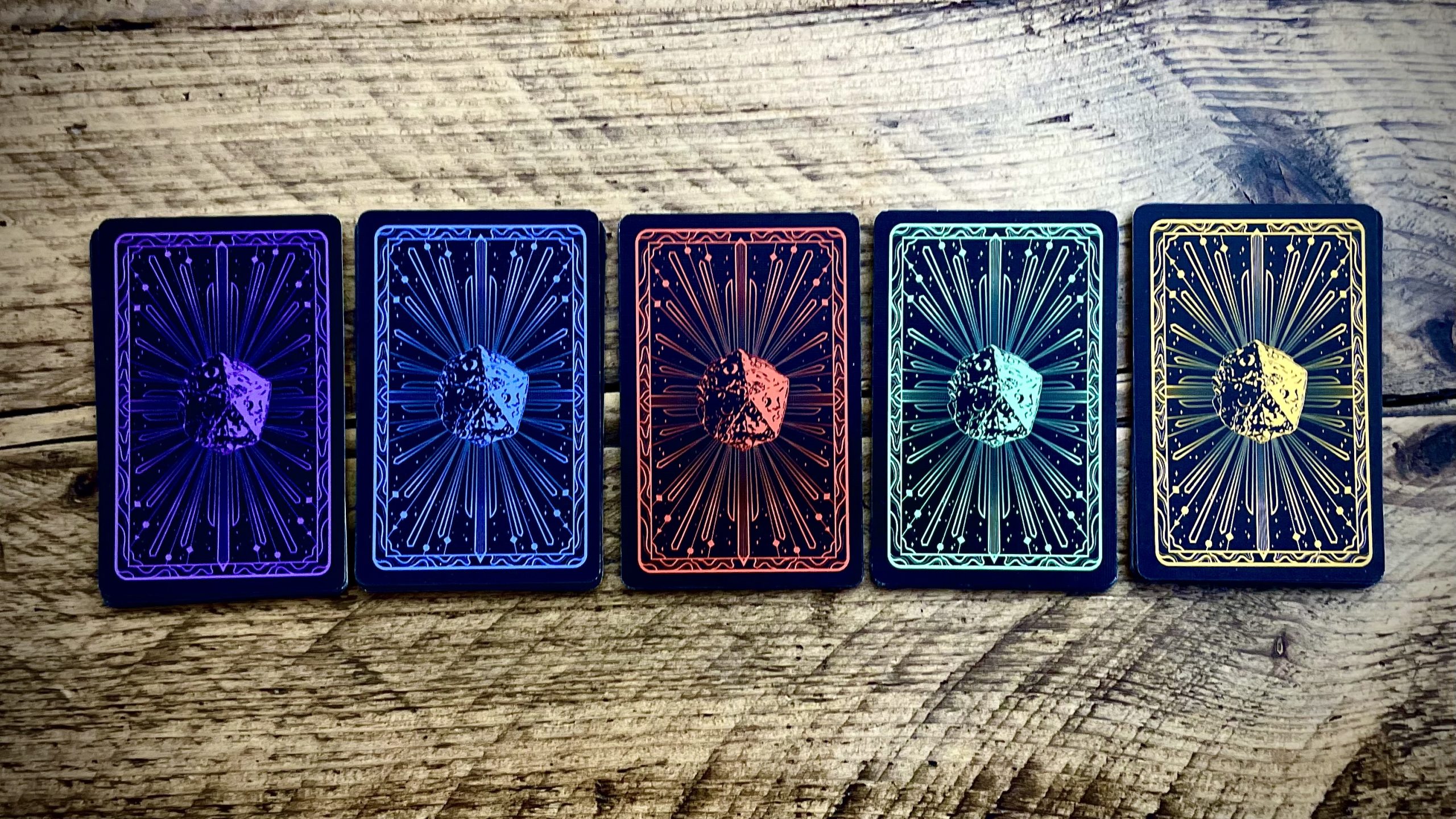 Five player sets of cards - KS edition