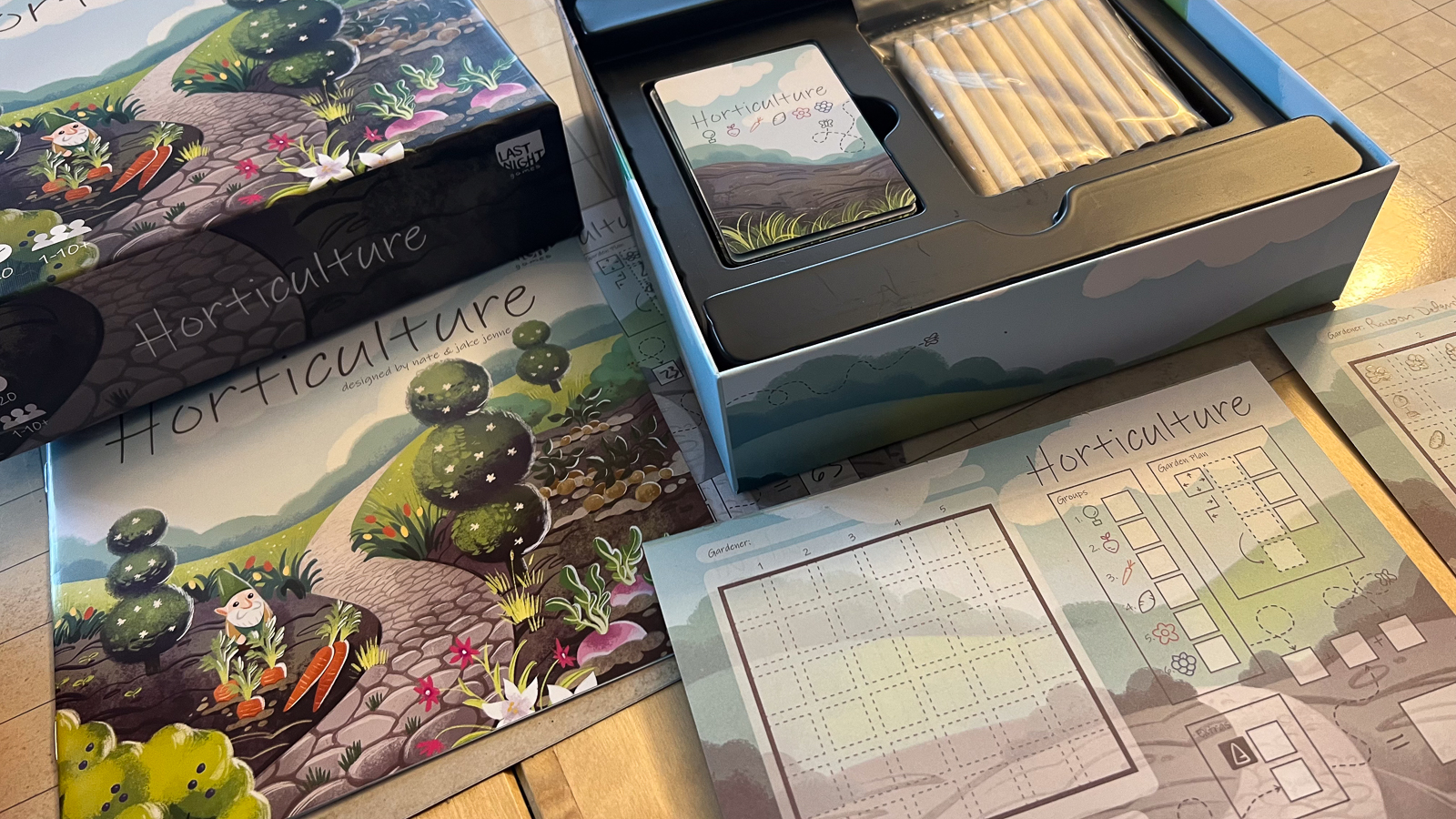 An image of the Horticulture game materials