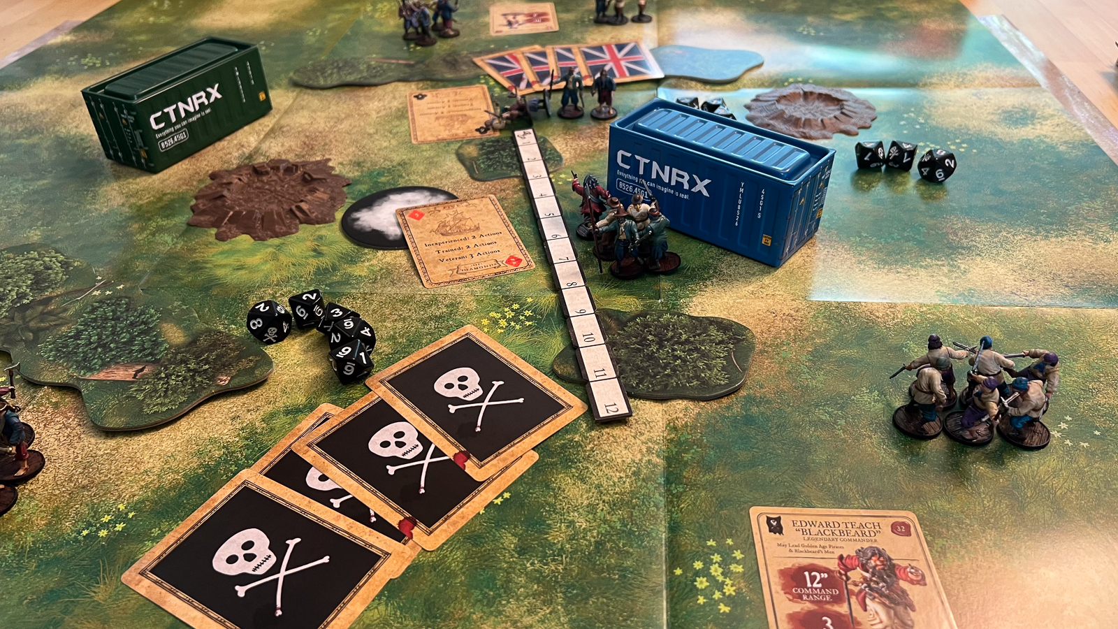 a photo of gameplay for Blood & Plunder