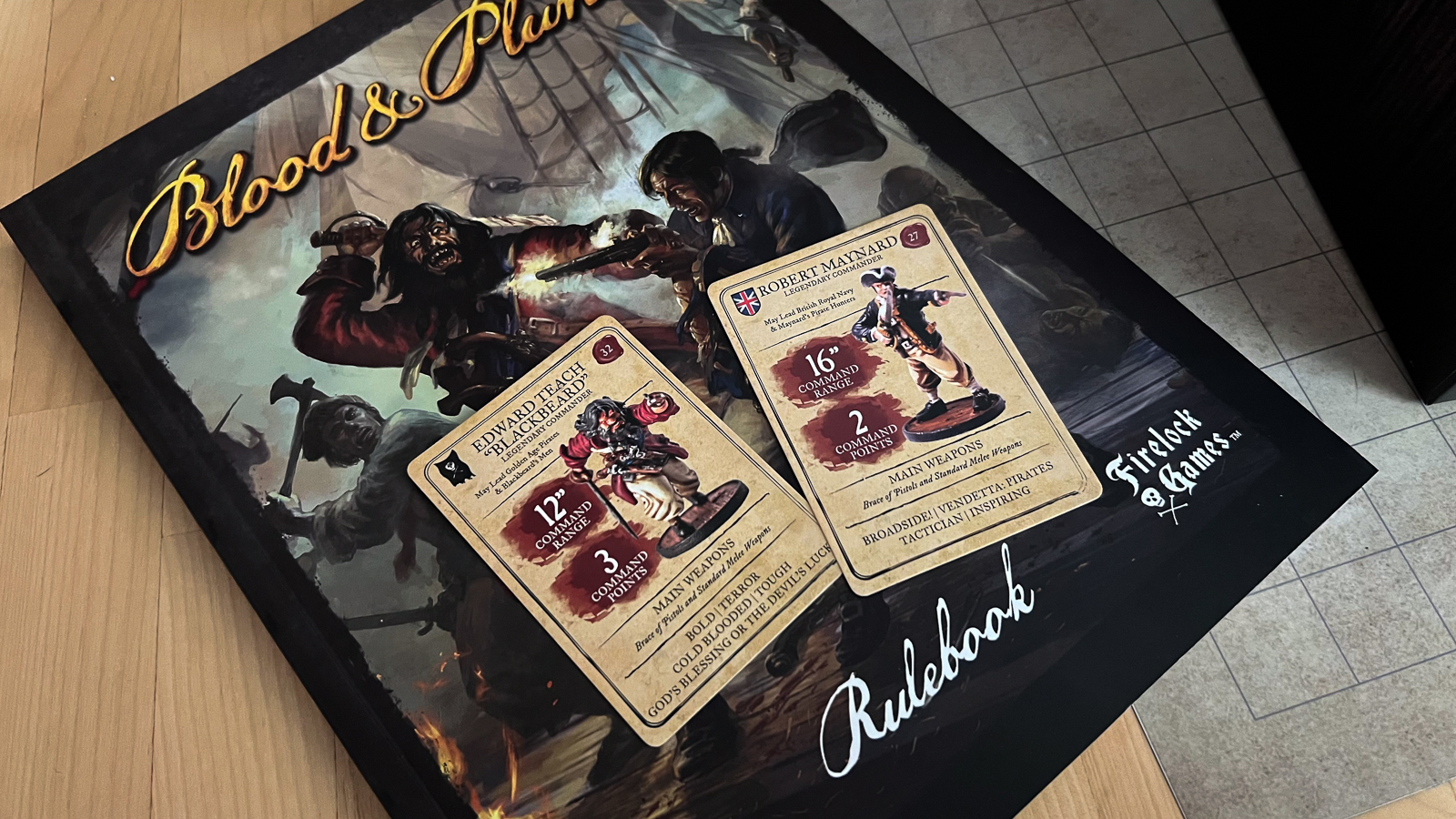 Blood & Plunder book and cards