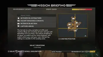 PS4 HELLDIVERS Mission Briefing