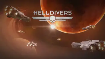 PS4 HELLDIVERS Title screen Desert