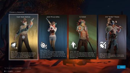 Cuisine Royale character select screen 