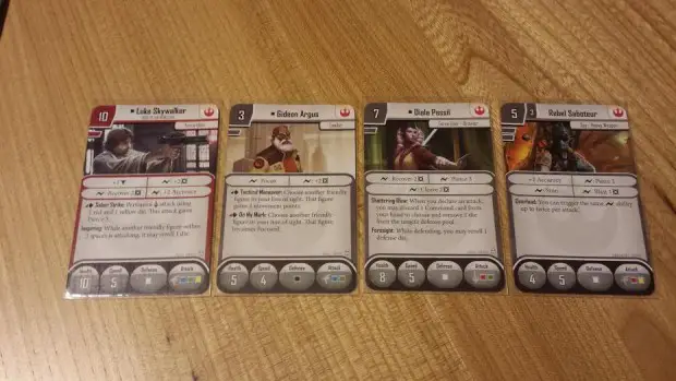 Deployment cards for skirmish mode