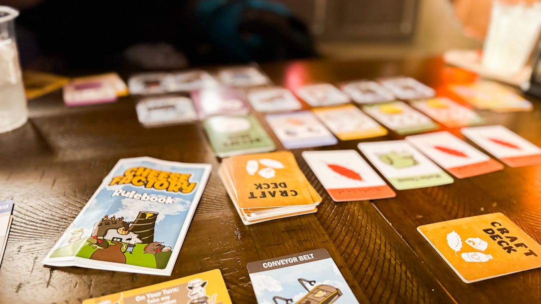 A photo of the game Cheese Factory being played