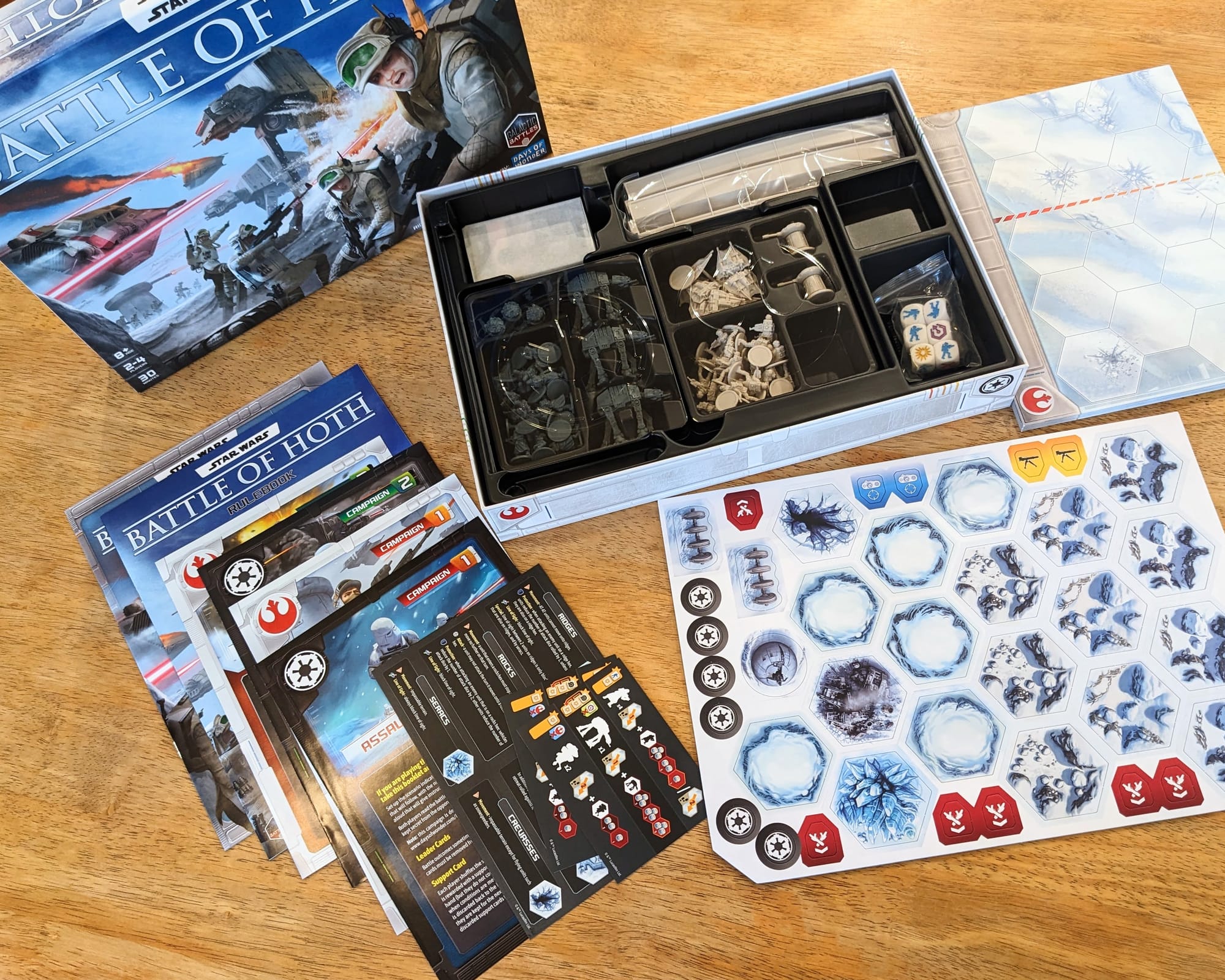 GamingTrend Star Wars Battle of Hoth Days of Wonder Board Game Contents