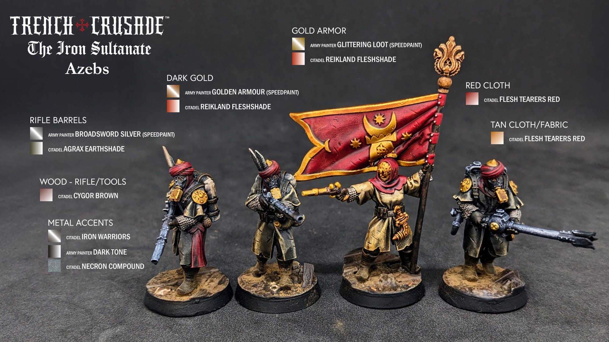 GamingTrend Learn to Paint Trench Crusade Iron Sultanate Azebs