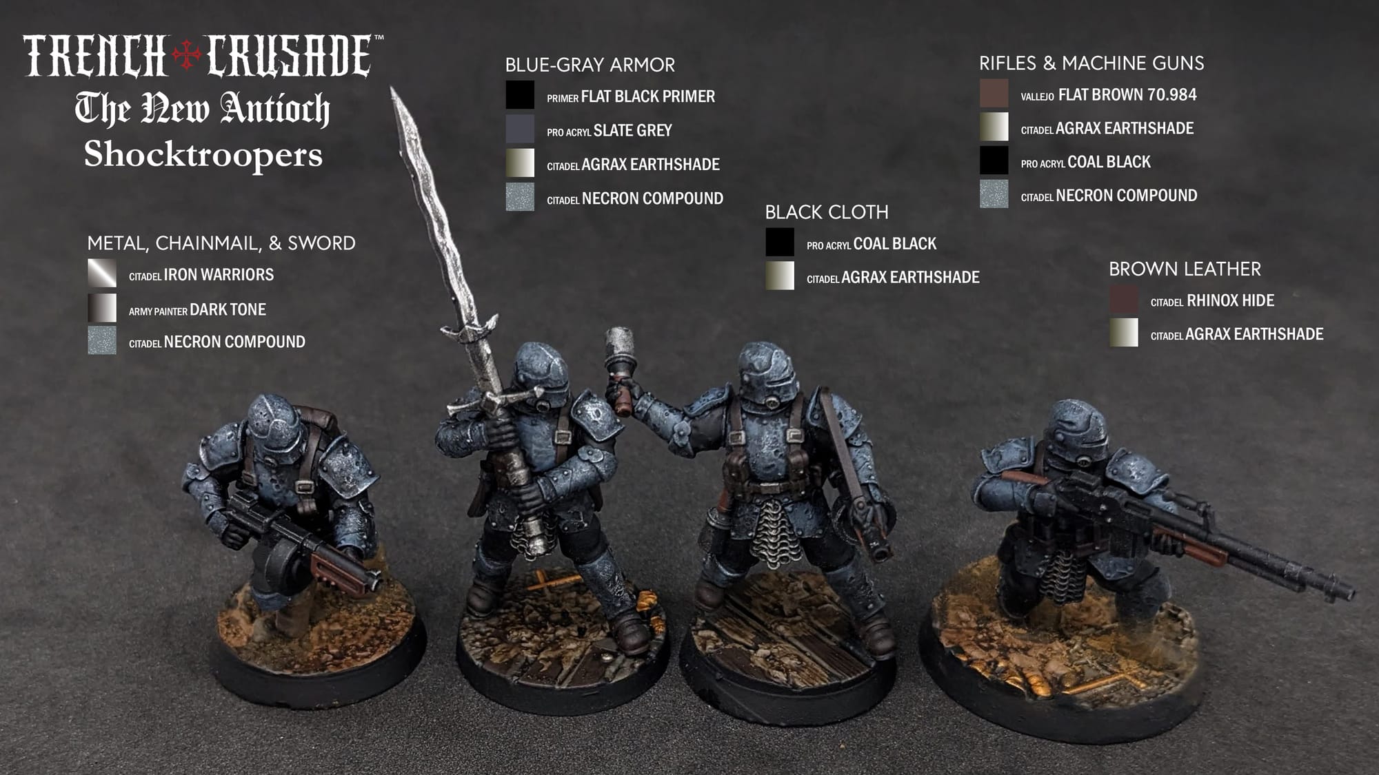 GamingTrend Learn to Paint Trench Crusade New Antioch Shocktroopers