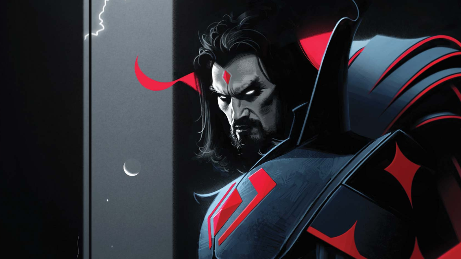 Mr. Sinister stares ominously on this variant cover of Marvel's Sinister's Six #2.