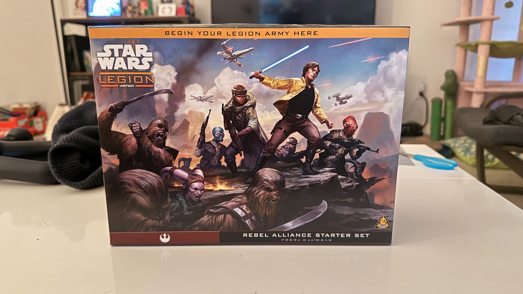 A photo of the Star Wars Legion Rebel Alliance Starter Set