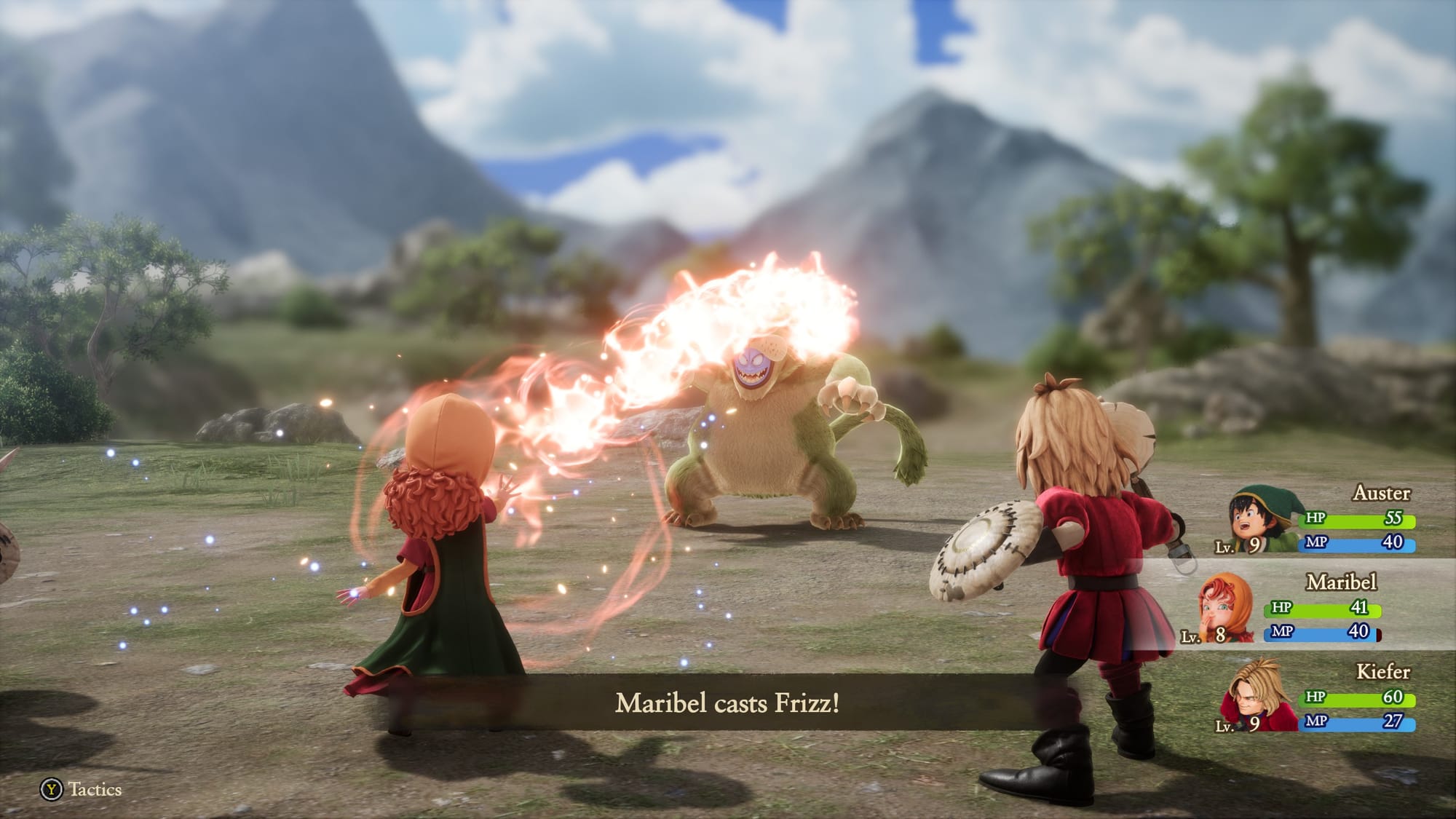 Maribel casts Frizz!