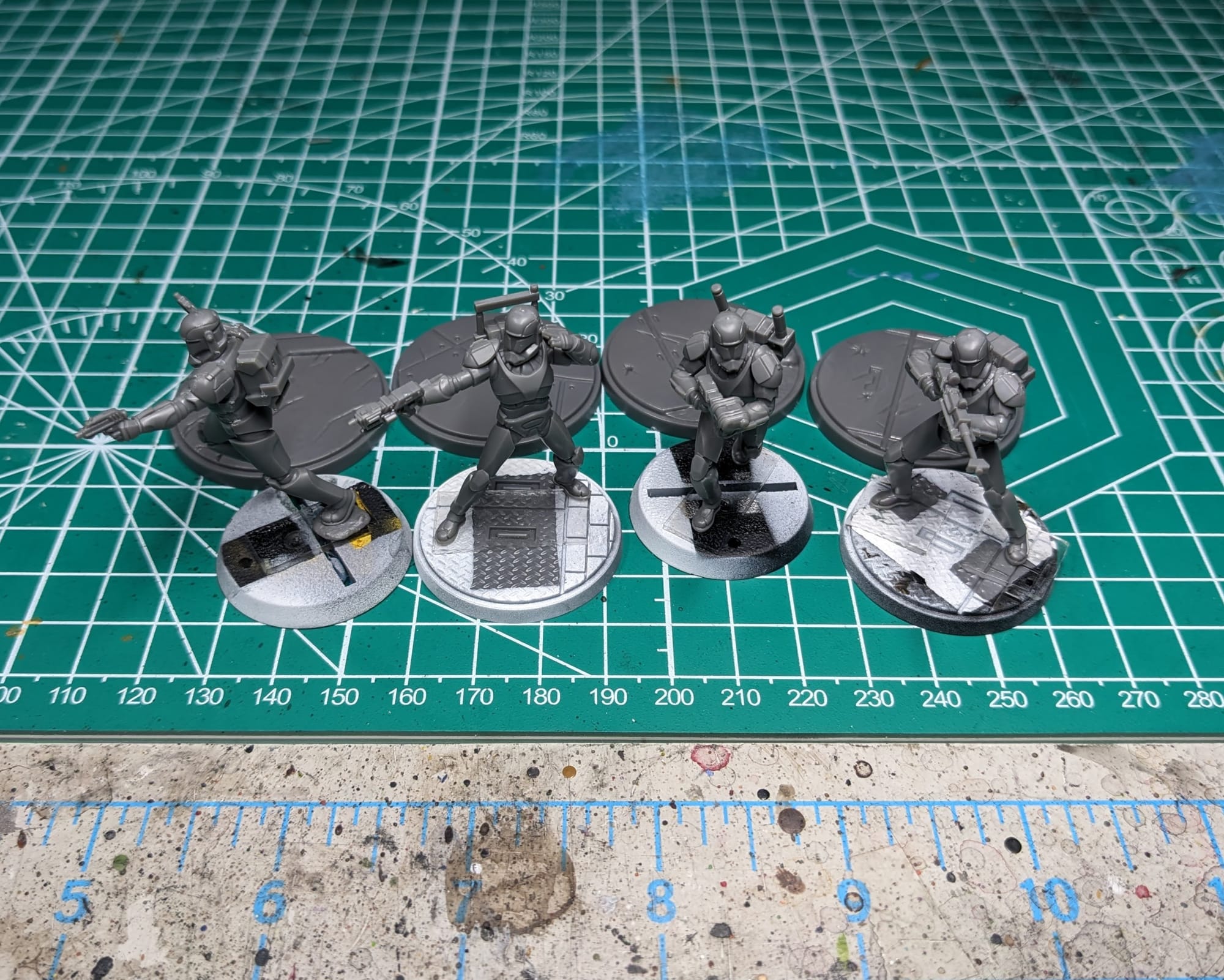Delta Squad Form Up Built and Ready for painting