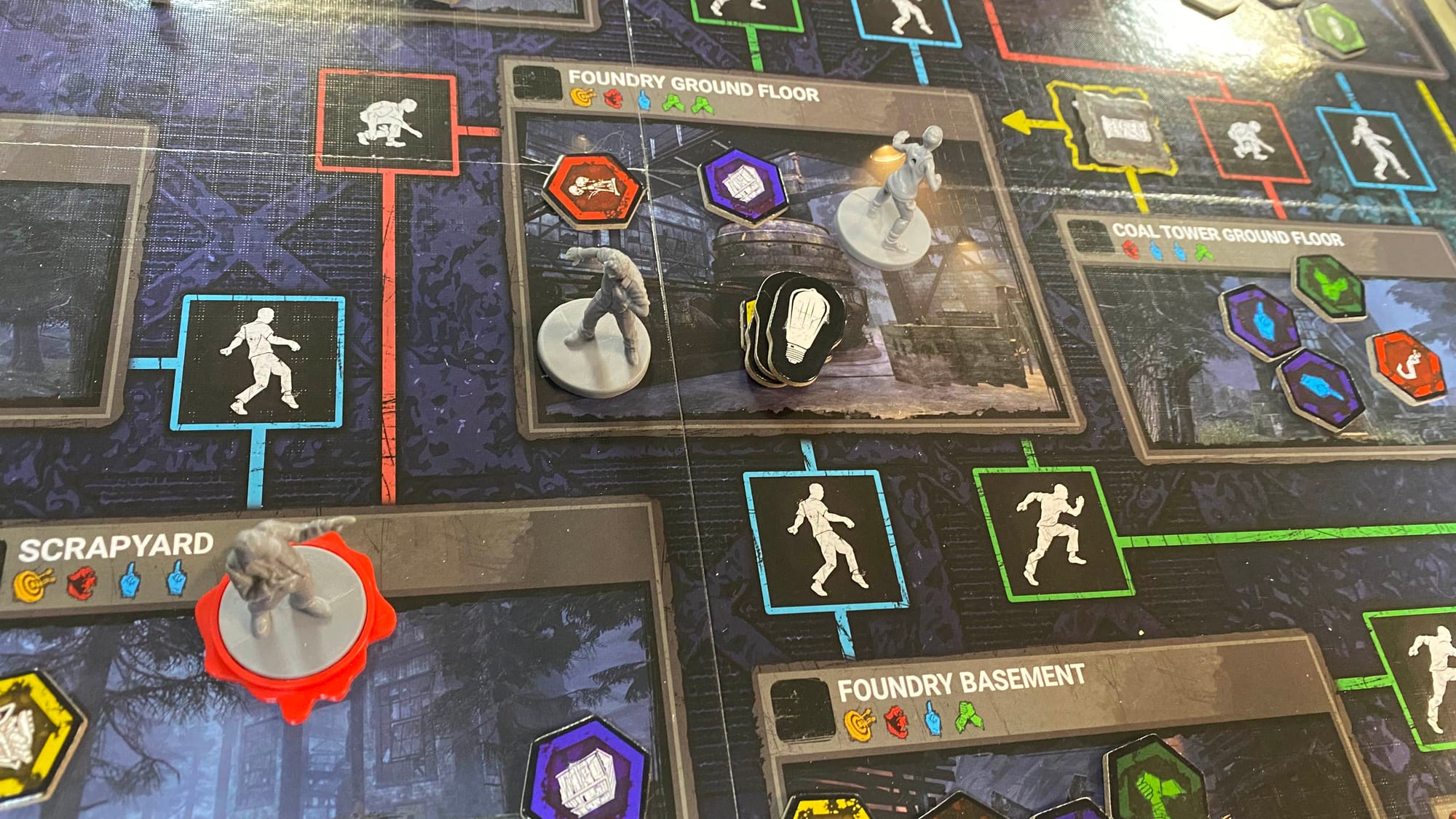 The same image of the Survivors winning a game, but from a different perspective