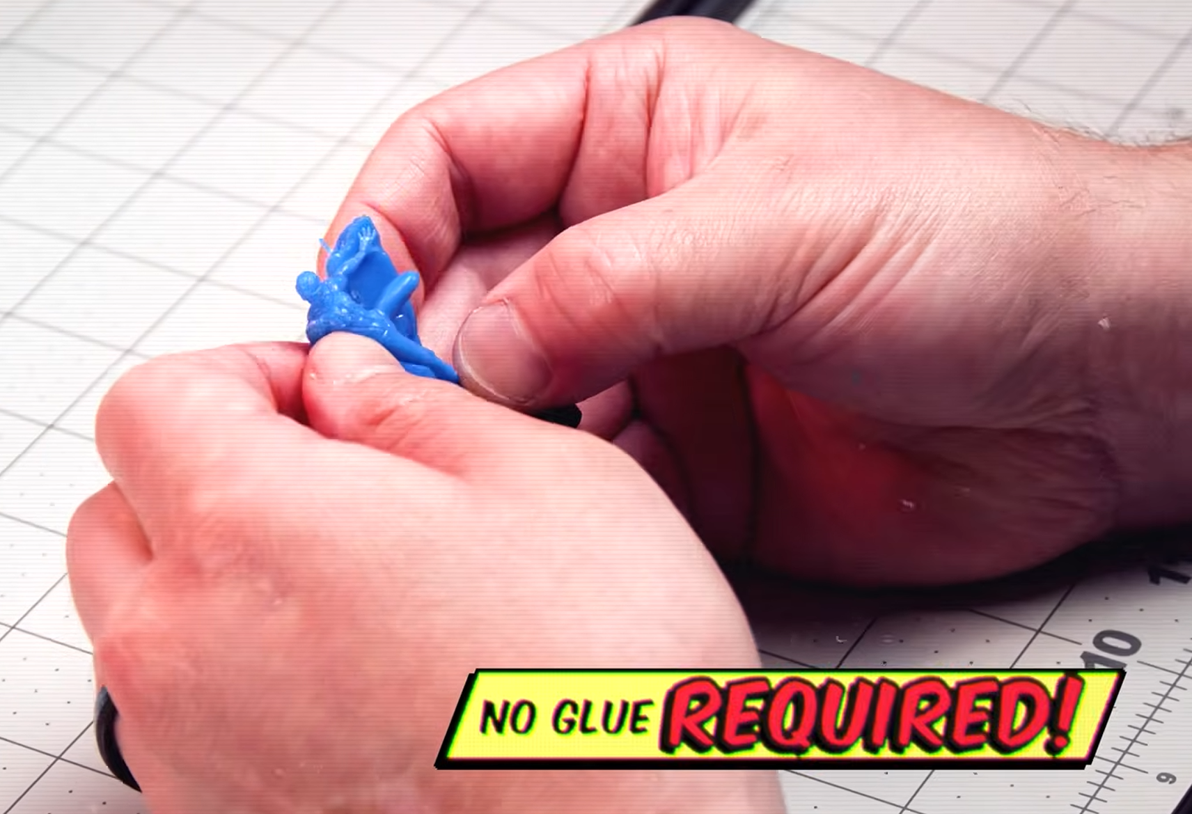 Snap-fit models, no glue required