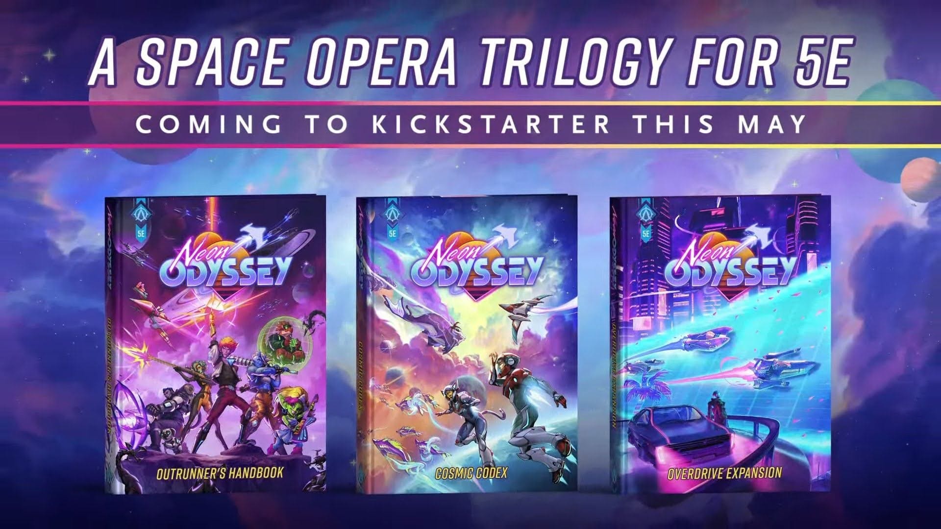 The three books for Neon Odyssey