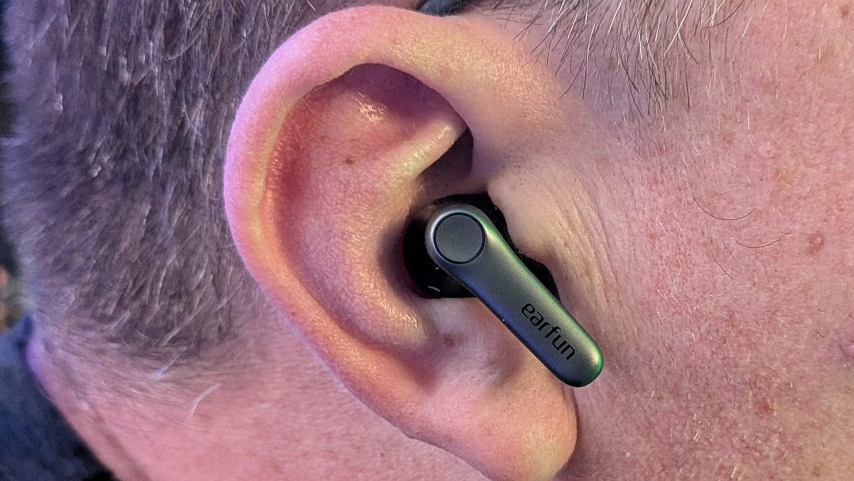 The Air Pro 4+ fit comfortably in your ear for hours of fun