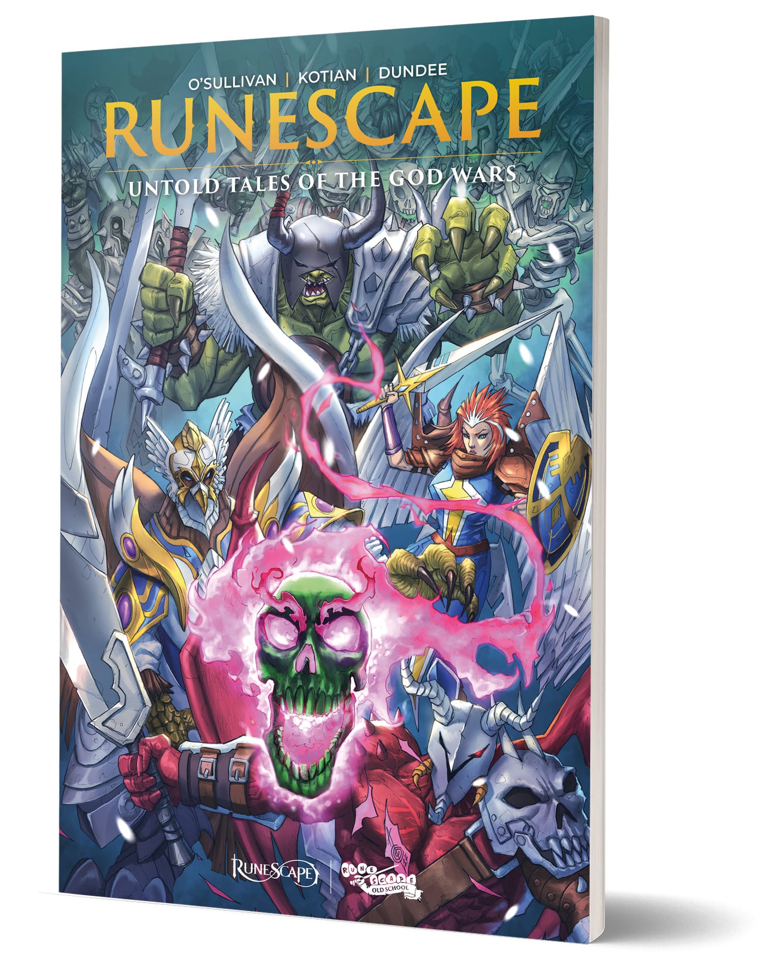 All four issues of Runescape: Untold Tales of the God Wars have been collected by Titan Comics in an epic paperback along with some added content.