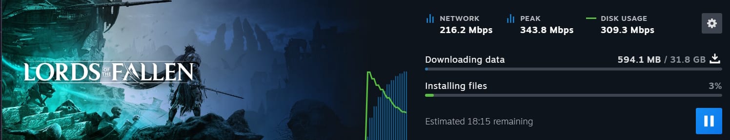 Hardwired download downstream with the NIghthawk router
