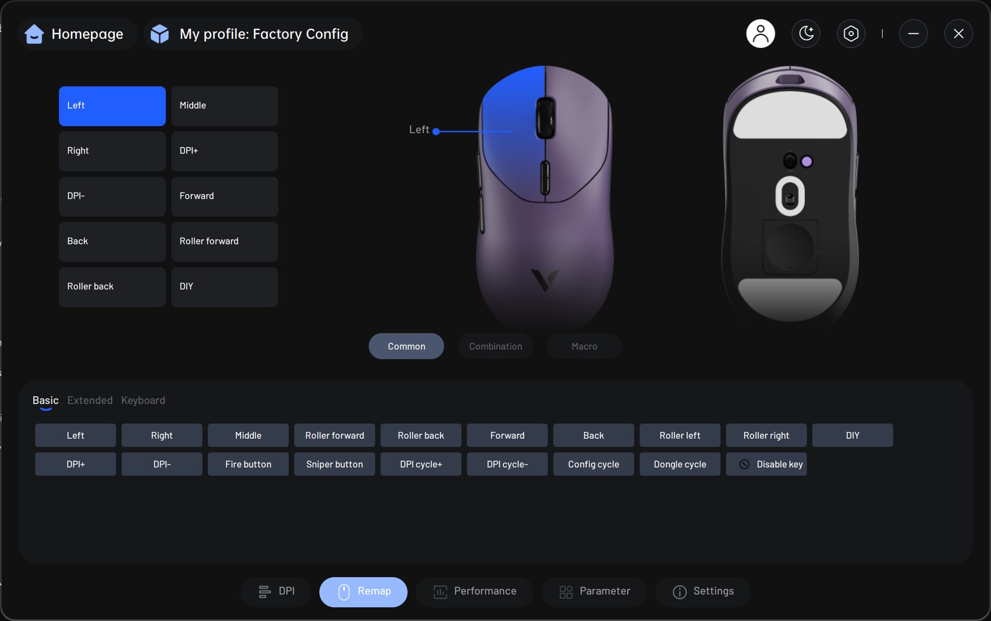 Every button is mappable for a fully customizable experience.