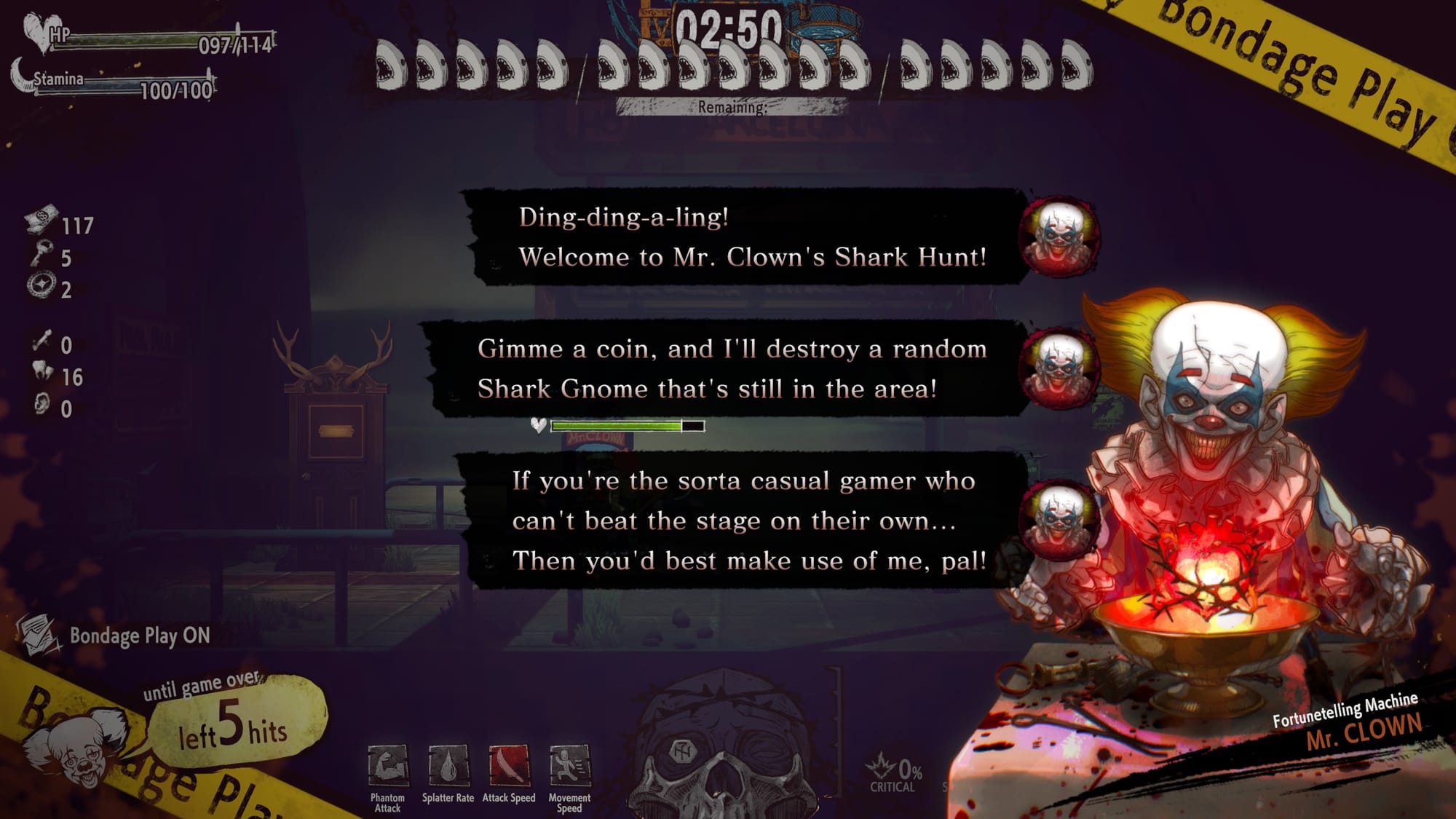 The Fortunetelling Machine, Mr. Clown.