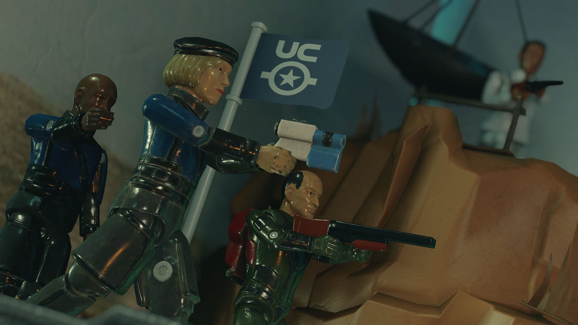 Starfield's new Colony War Action Heroes.