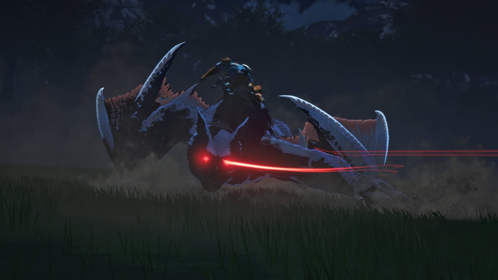 A monster in shadows in Monster Hunter Stories 3.