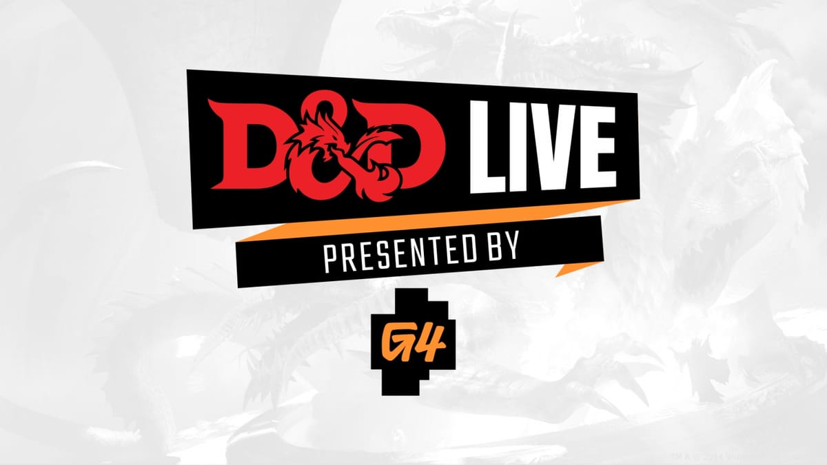 Wizards of the Coast & G4 Partner for D&D Live 2021