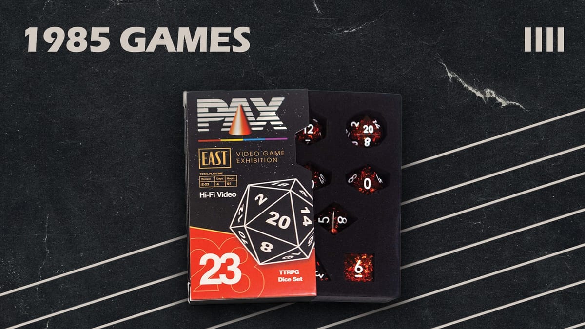 1985 Games reveals special edition dice collaboration with Penny Arcade