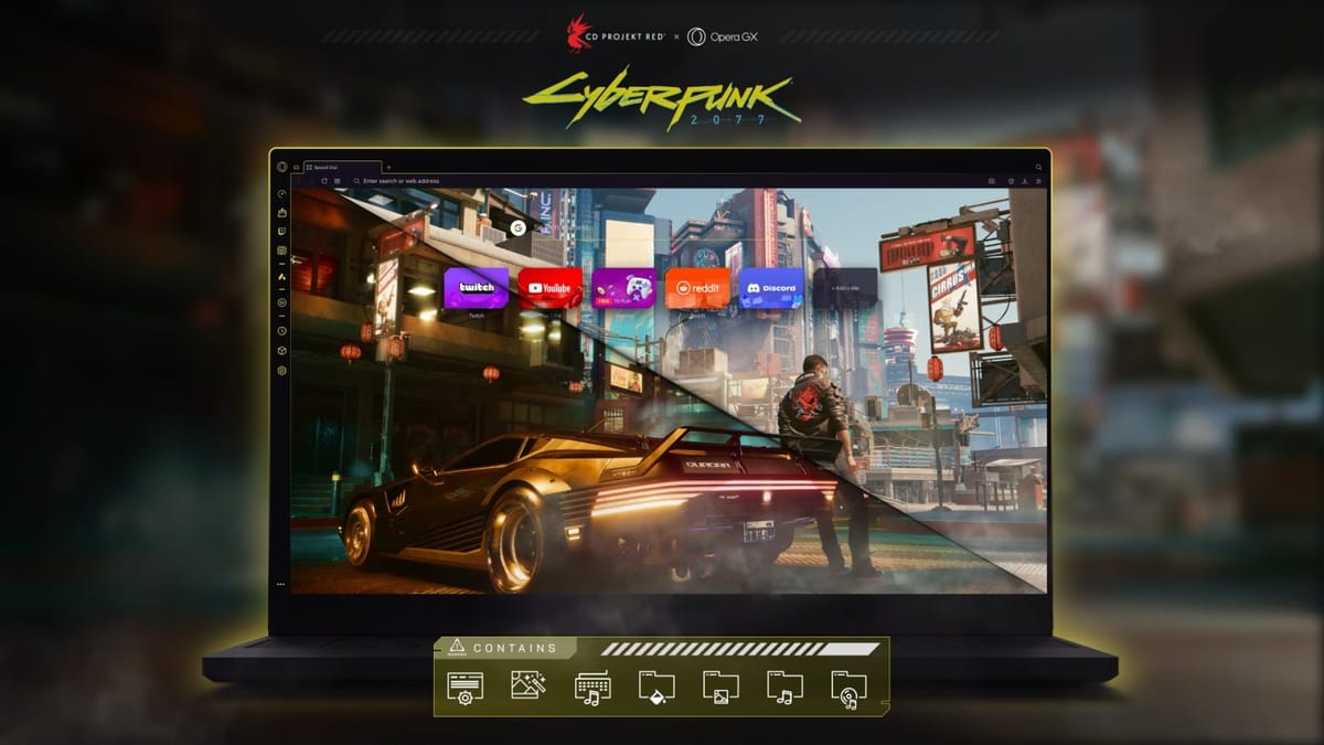 Opera GX unveils its first-ever official mod, a Cyberpunk 2077 mod built in collaboration with CD PROJEKT RED