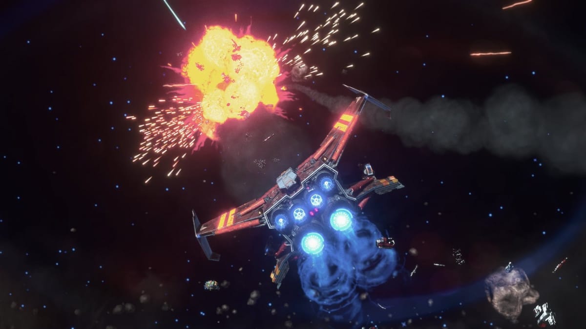 Flashy fights, trashy bars meet in Rebel Galaxy Outlaw gameplay trailer