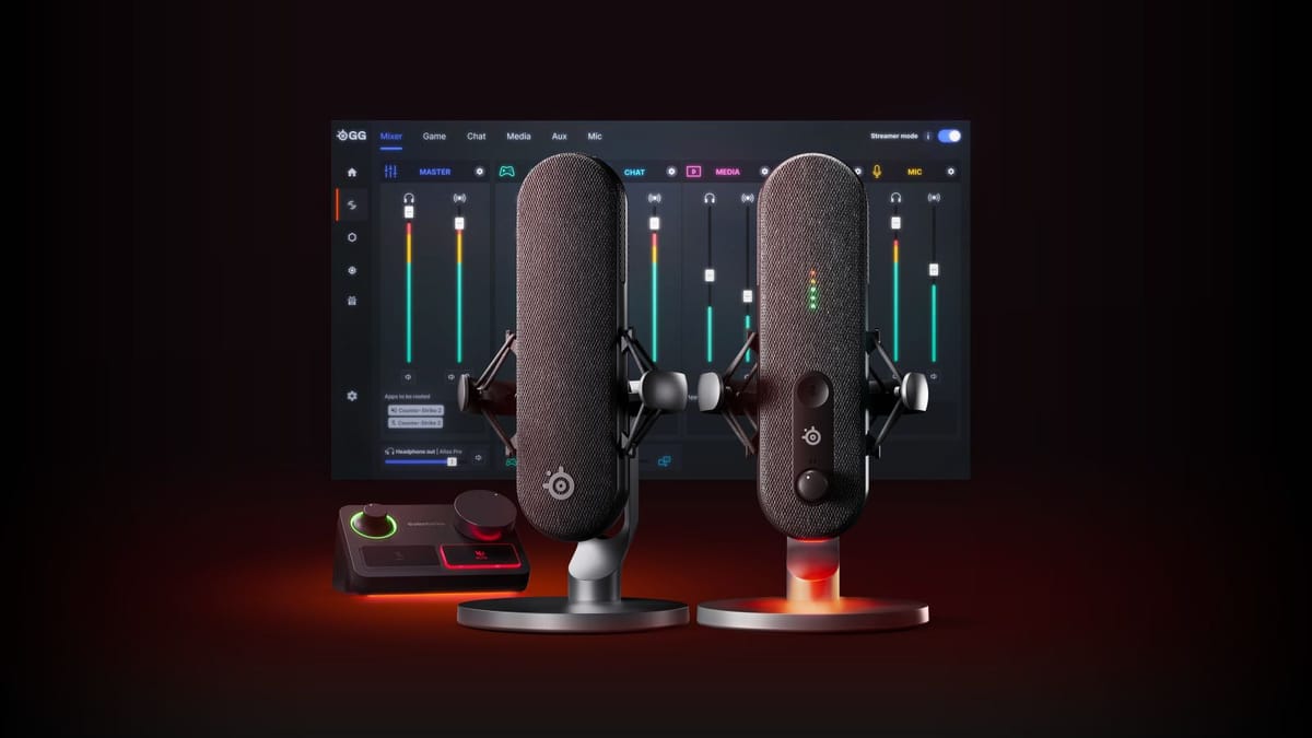 SteelSeries adds streaming mics to its formidable arsenal in the Alias and Alias Pro