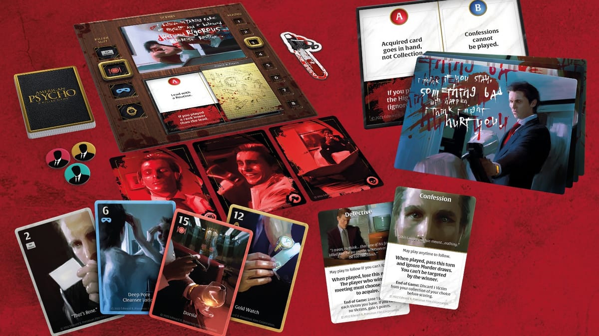 Renegade Game Studios announces American Psycho: A Killer Game, a new card game