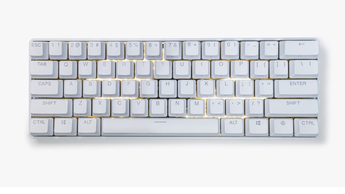 SteelSeries unveils the Apex Pro Mini: Limited Edition White x Gold Keyboard and SteelSeries COLOR customization packs