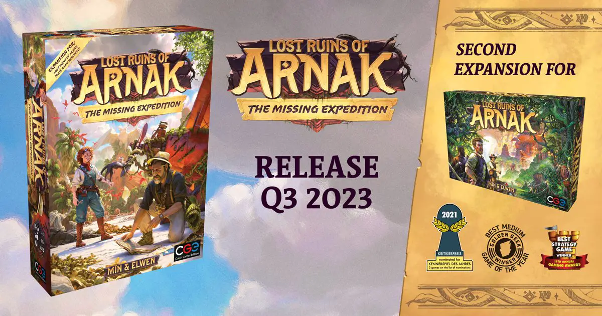 Lost Ruins of Arnak Gets a Second Expansion: The Missing Expedition