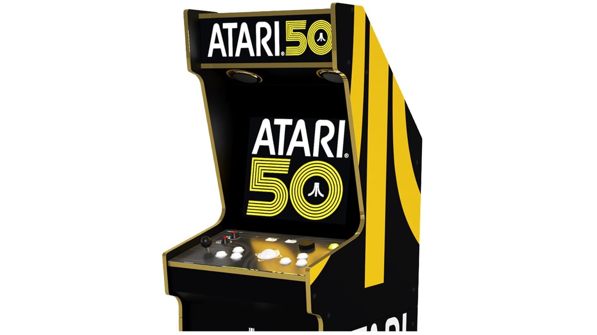 Arcade1Up and Atari team up to release the Atari 50th Anniversary Deluxe Arcade Machine