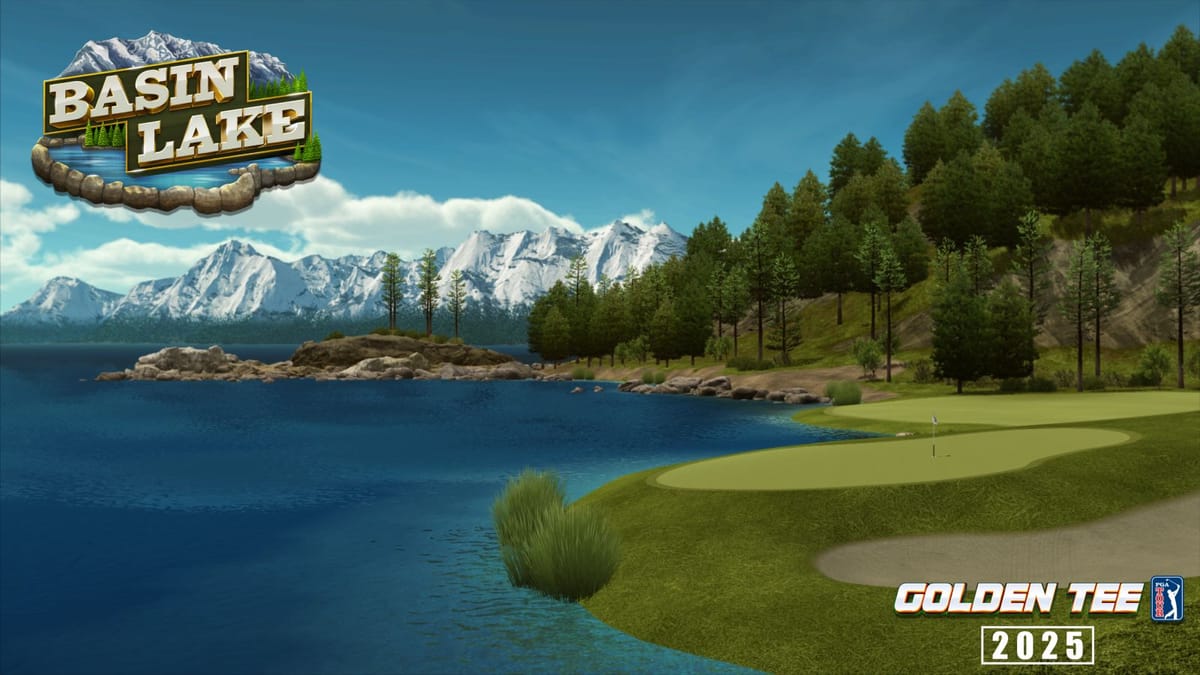 Golden Tee PGA TOUR 2025 receives new courses and venues, and can be brought home in both a full-size arcade cabinet and a portable model