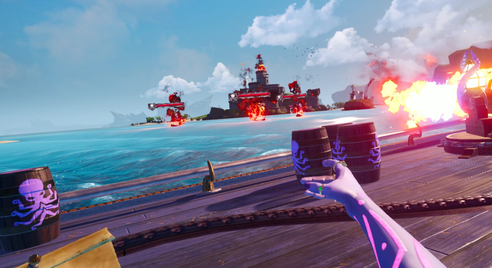 Yo ho ho and a flamethrow on the aft — Battlewake E3 preview