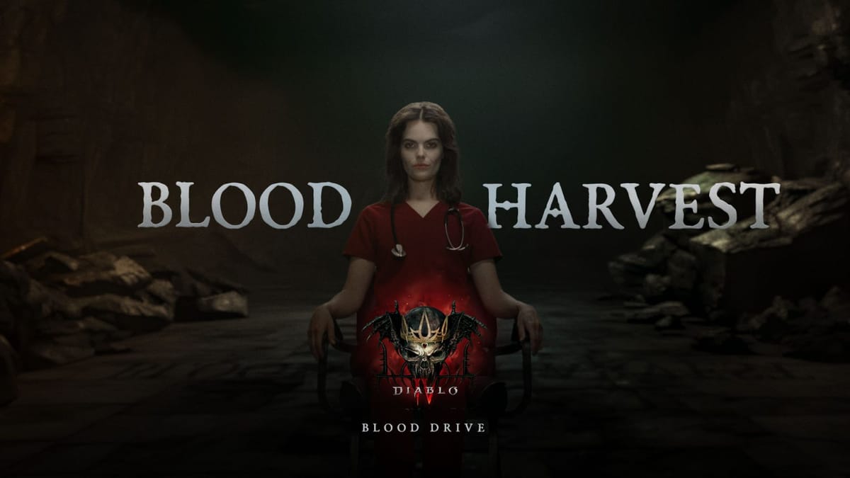 Donate your blood, earn in-game rewards for Diablo IV