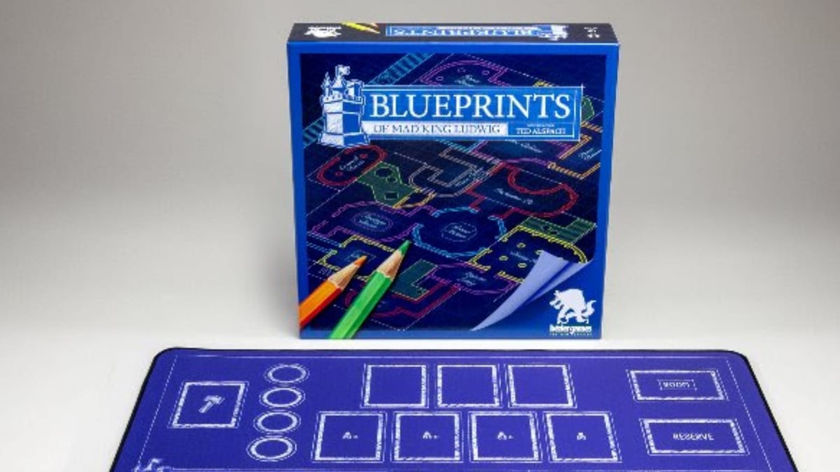 Blueprints of Mad King Ludwig launches on Kickstarter on Feb 7th