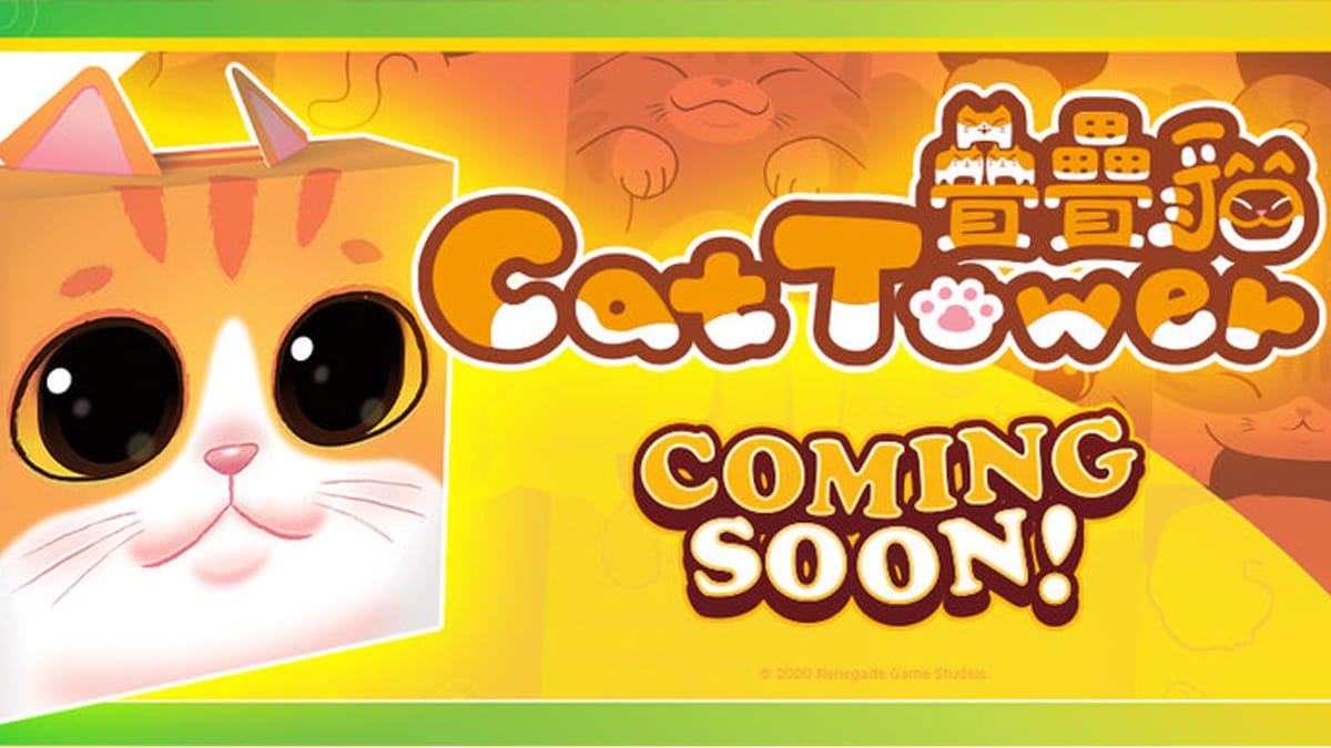 A purrfect little dexterity game, Cat Tower, is coming soon from Renegade Game Studios