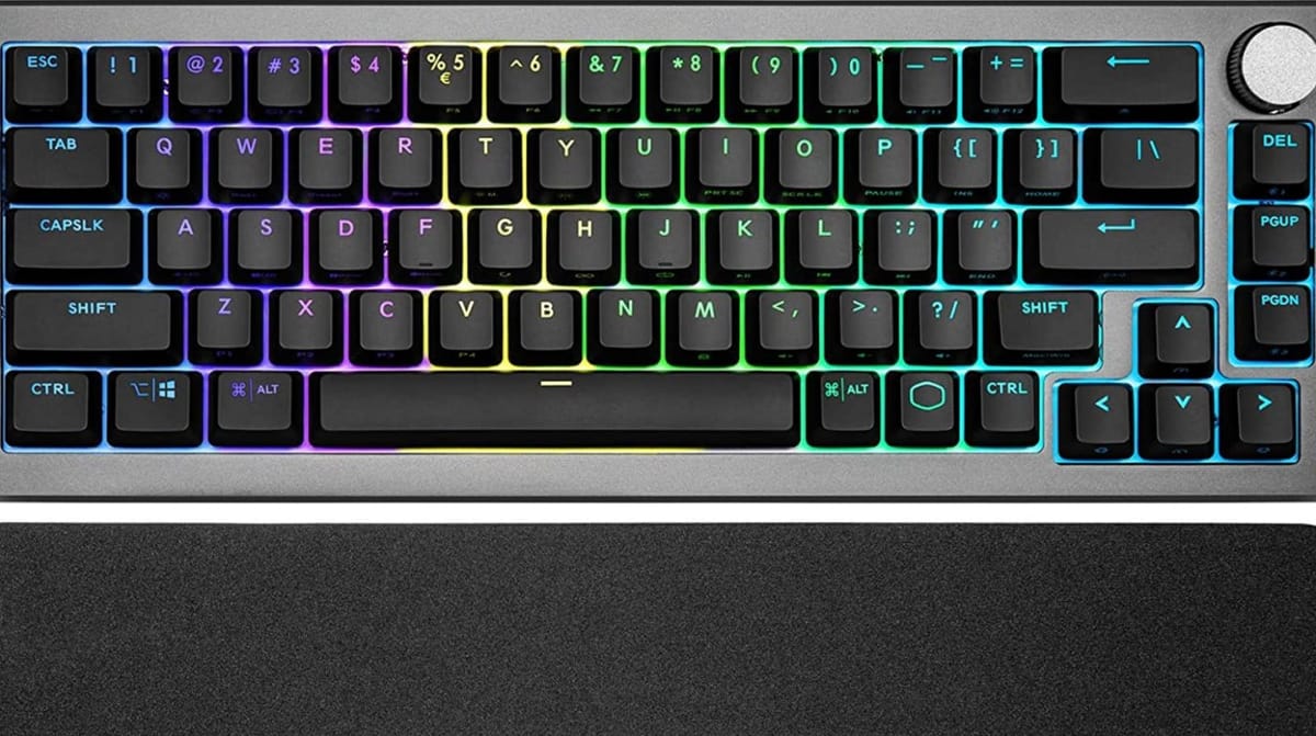 Cooler Master announces a release date and info for their CK721 65% wireless mechanical keyboard