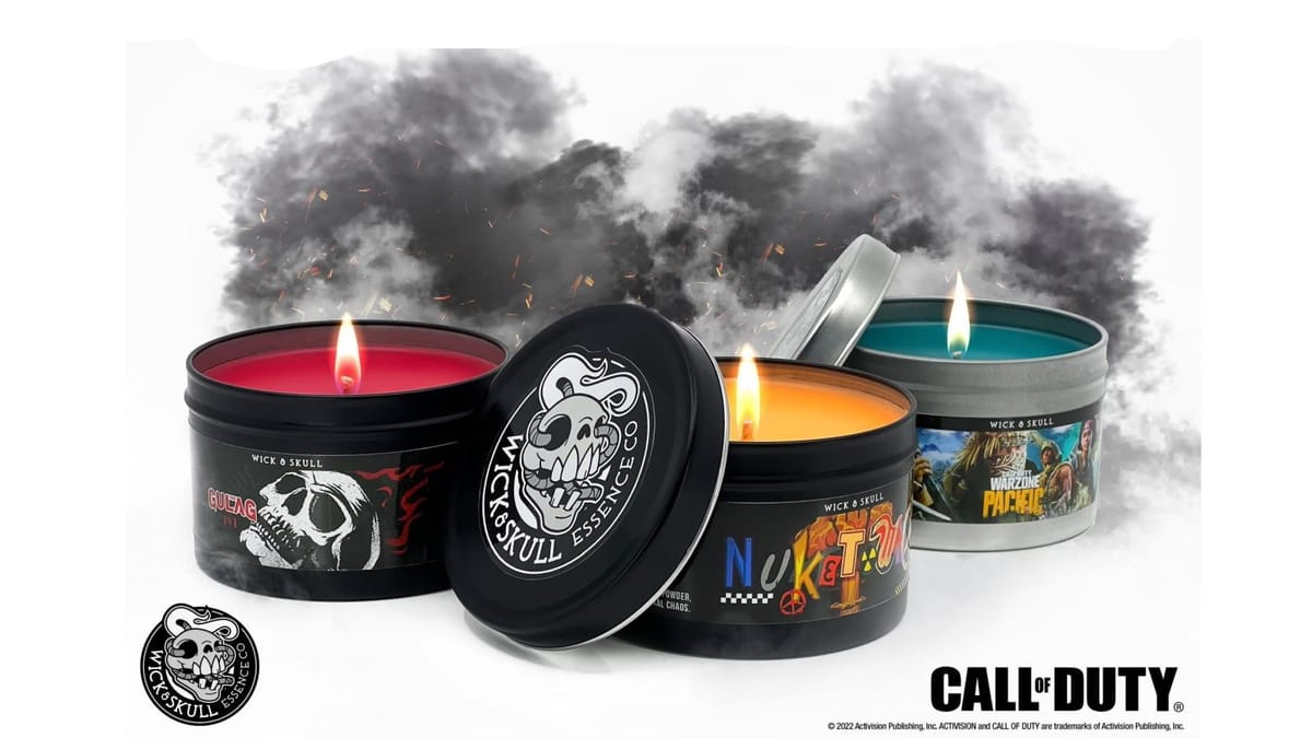 Call of Duty inspired candles are coming from Wick & Skull