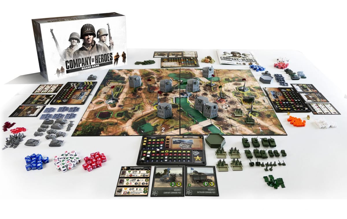 The Company of Heroes board game is on Kickstarter