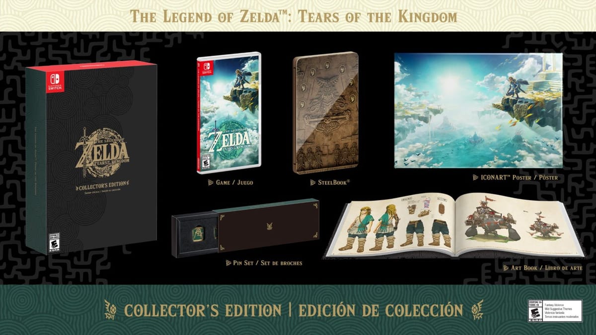 The Legend of Zelda: Tears of the Kingdom Collector’s Edition announced alongside new trailer