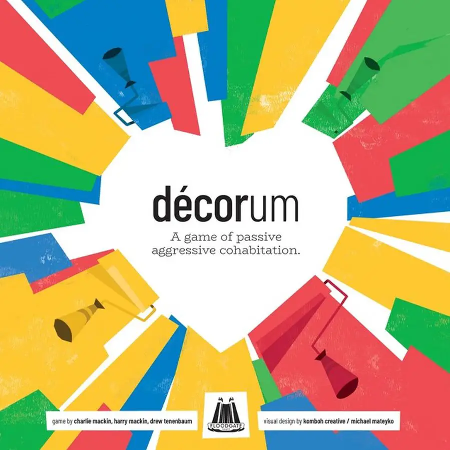 Décorum, a passive aggressive tabletop game about cohabitation, announced by Floodgate Games