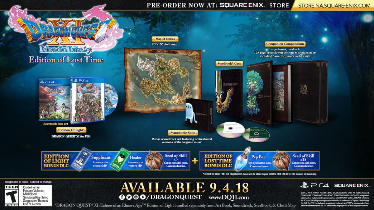 Dragon Quest XI special edition announced ahead of September 4 release