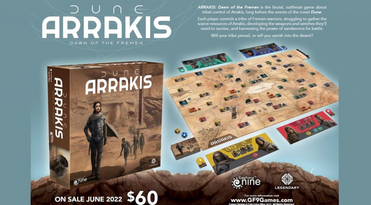 Arrakis: Dawn of the Fremen, a new Dune game, was just announced and will be released this summer