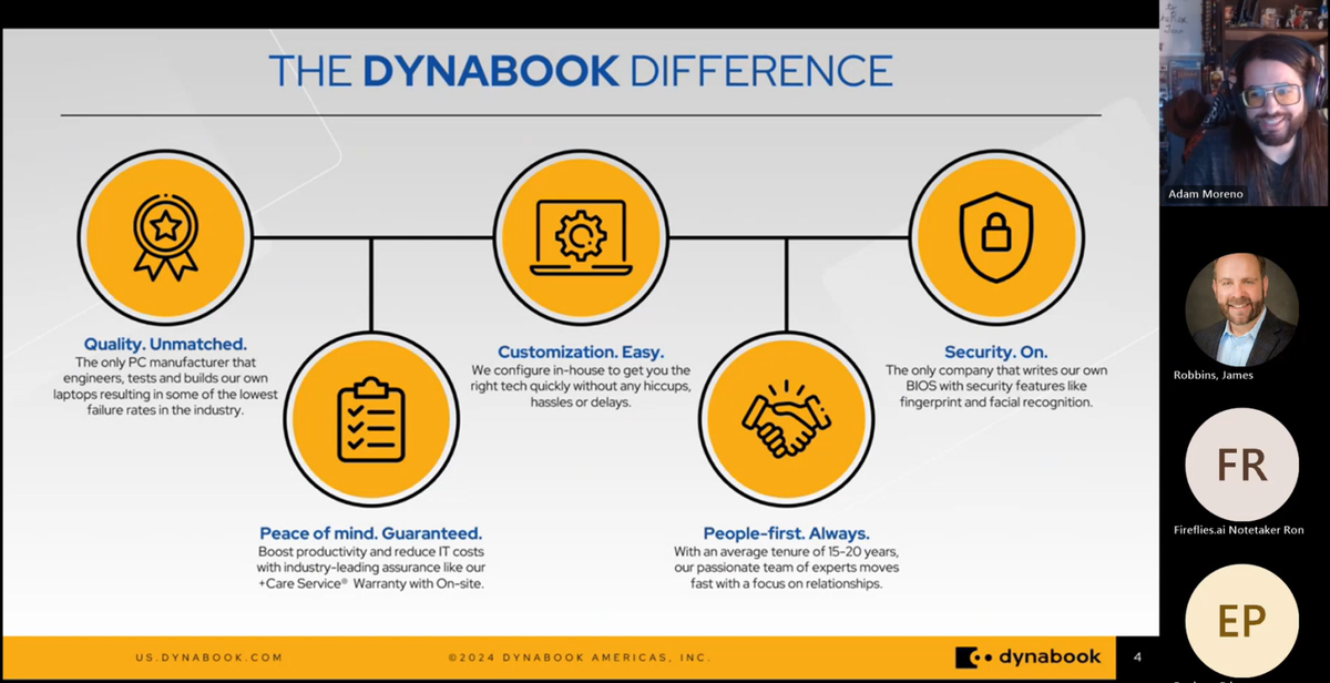 We Interview: James Robbins from Dynabook about their new products and school partnerships!